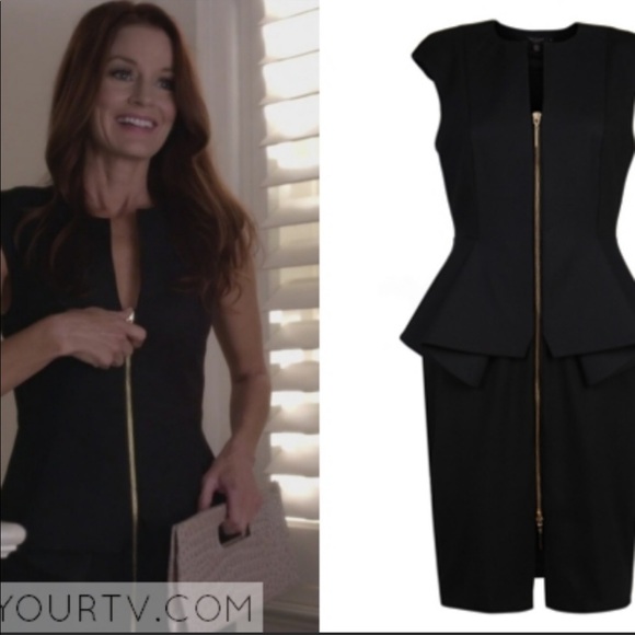 Ted Baker Jamthun Peplum Dress 2 - Picture 2 of 16